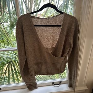 Abercrombie & Fitch wrap sweater